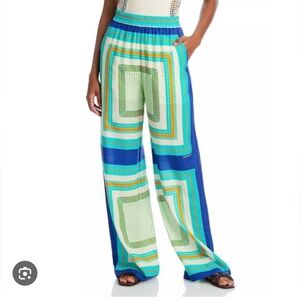 Jonathan Simkhai Sz L Yvonne Coverup Pants Luxury Designer Resortwear Retro New
